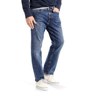 Levis 541 Big & Tall Athletic Taper Stretch Jeans Mens 50X30 Medium Wash Denim